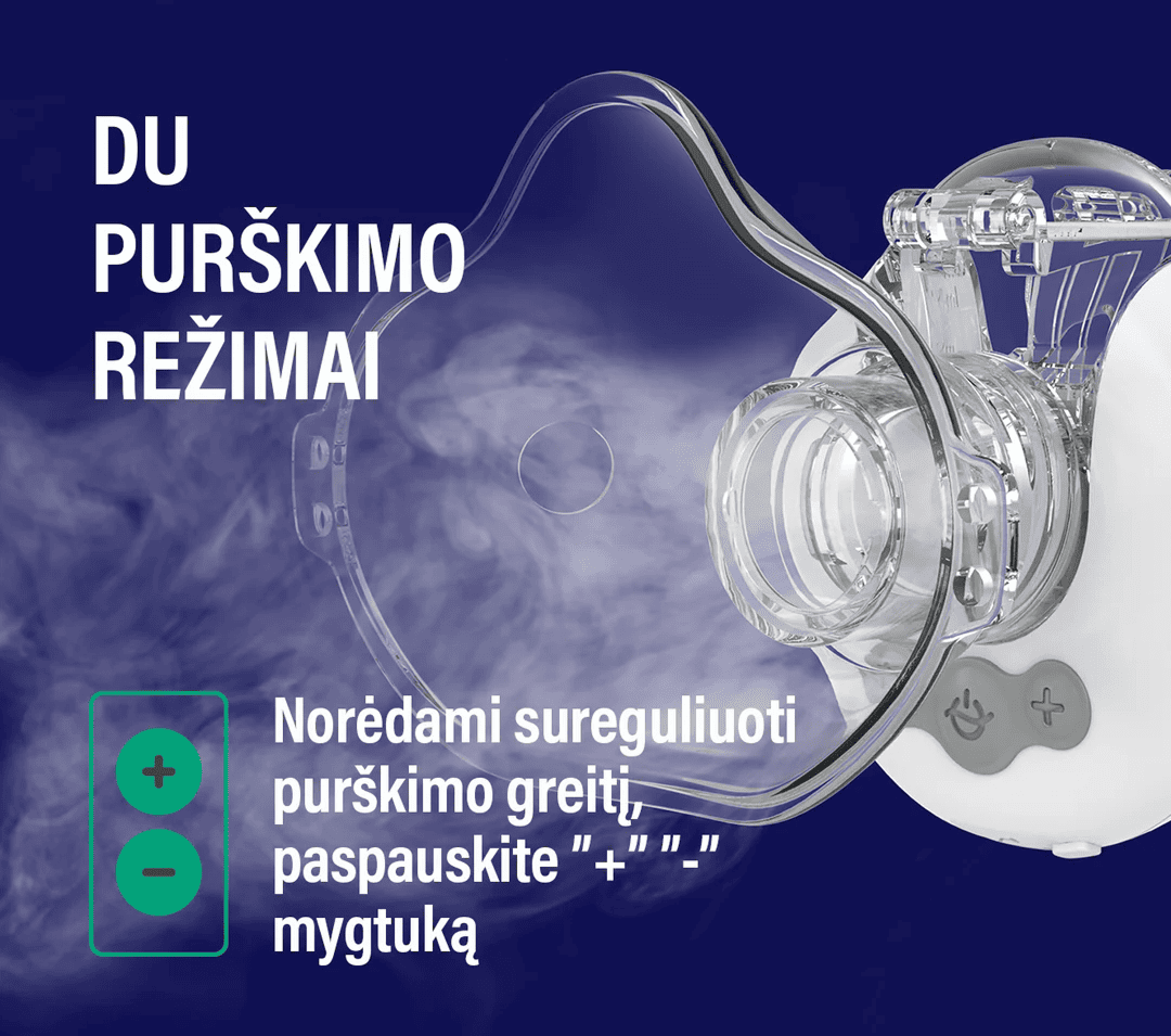 EVOLU nano AIR MINI inhaliatorius, 1 vnt.