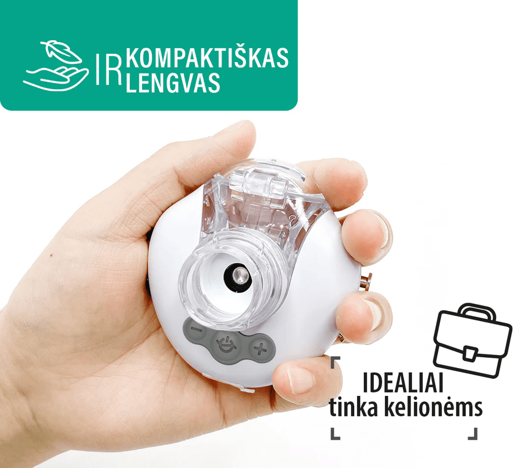 EVOLU nano AIR MINI inhaliatorius, 1 vnt.