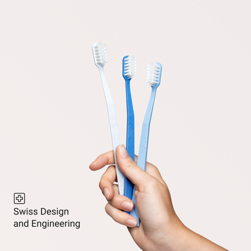 Alpine White, Soft Toothbrush Švelnus dantų šepetėlis, 1vnt