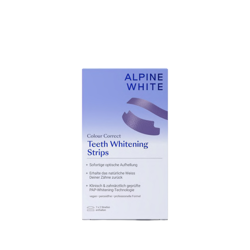 Alpine White, Purple Whitening Strips Violetinės dantų balinimo juostelės, 7 poros