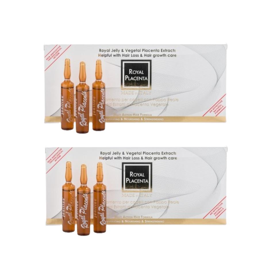 COSMOFARMA, karališkas serumas nuo plaukų slinkimo ROYAL PLACENTA, 12x10ml