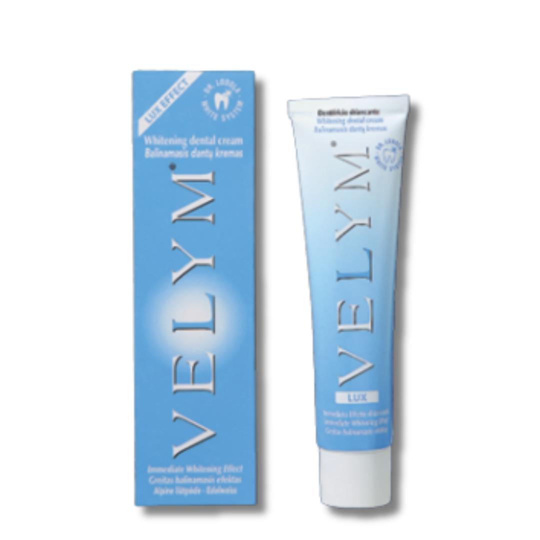 VELYM momentinis dantų balinamasis kremas LUX, 25 ml