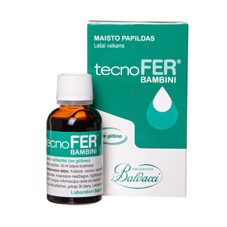 TECNOFER BAMBINI, lašai vaikams, 30 ml
