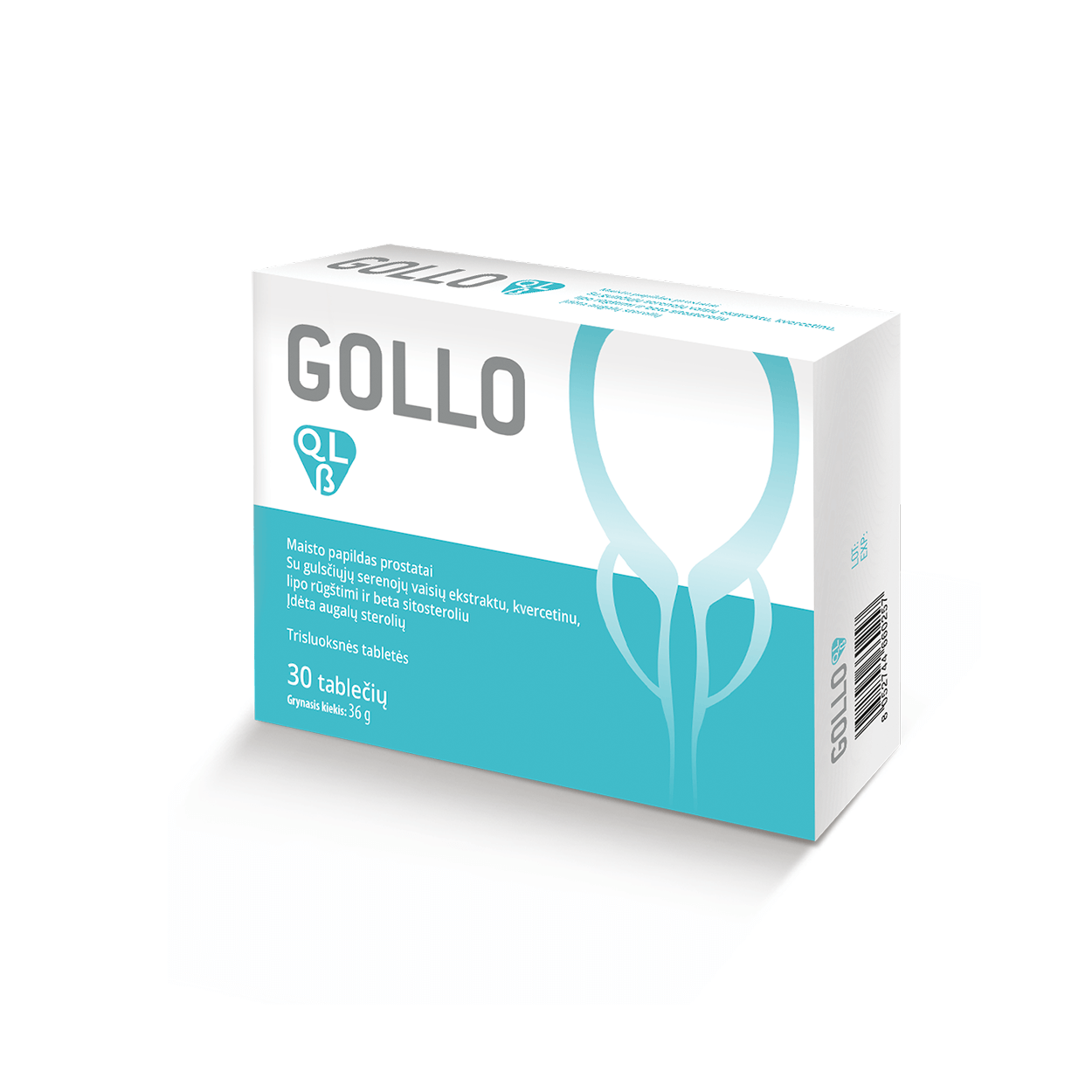 GOLLO, kompleksas prostatai, 30 tablečių