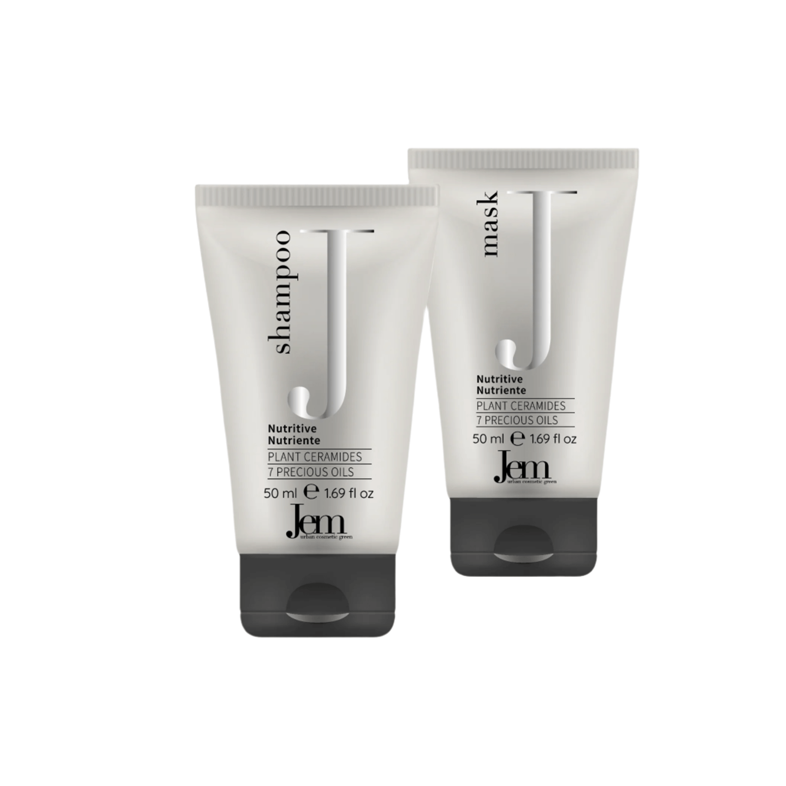 JEM NUTRITIVE, rinkinys šampūnas ir kaukė, 2x50 ml