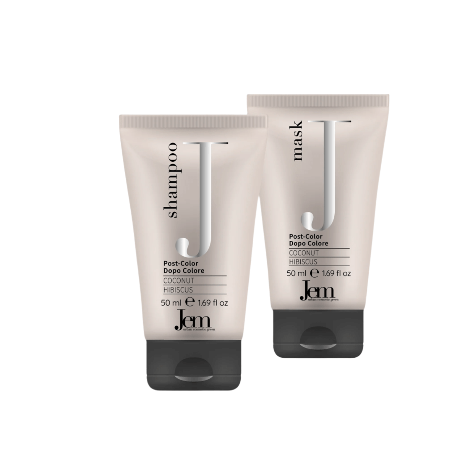 JEM POST COLOR, rinkinys šampūnas ir kaukė, 2x50 ml