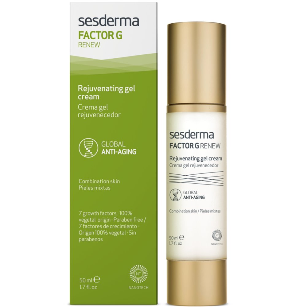 SESDERMA, factor g gelinis veido kremas su augimo faktoriais, 50 ml