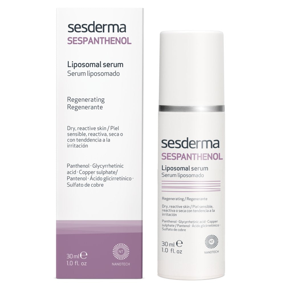 SESDERMA, sespanthenol liposominis serumas jautriai odai, 30 ml