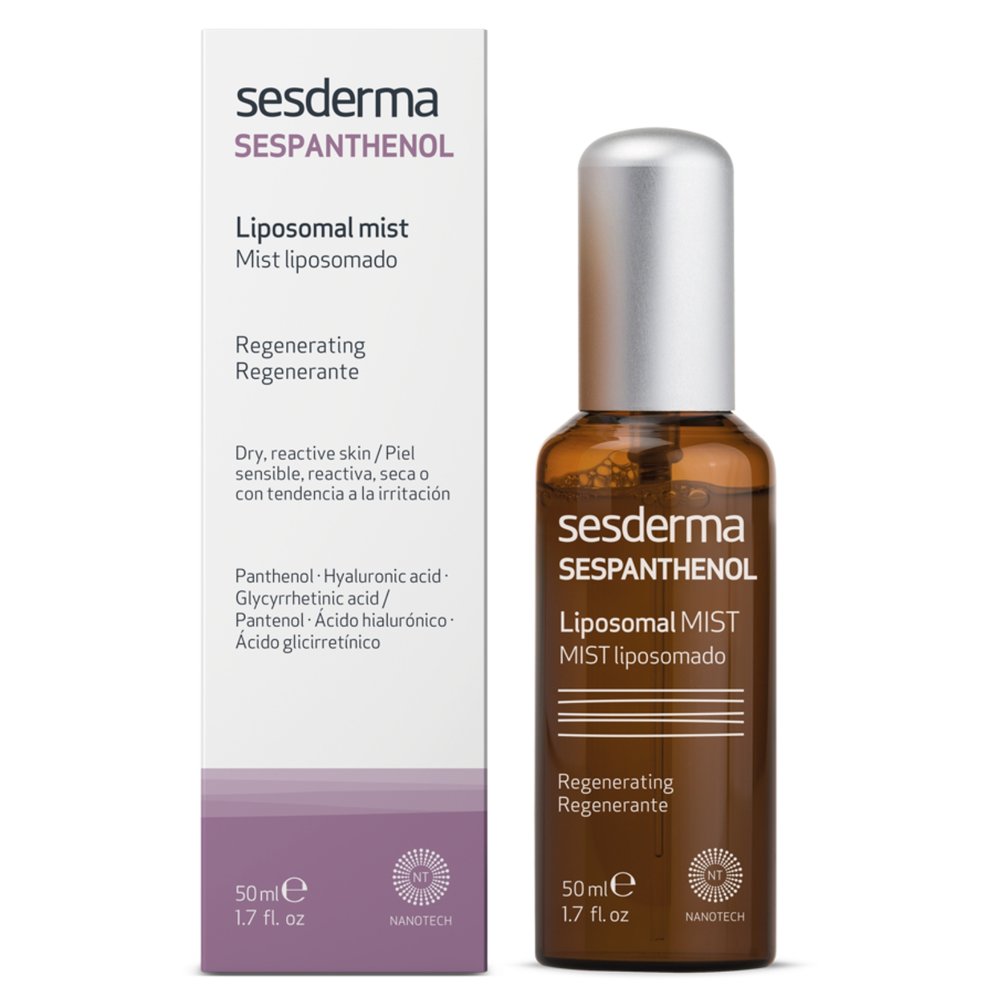 SESDERMA, sespanthenol liposominė dulksna jautriai odai, 50 ml