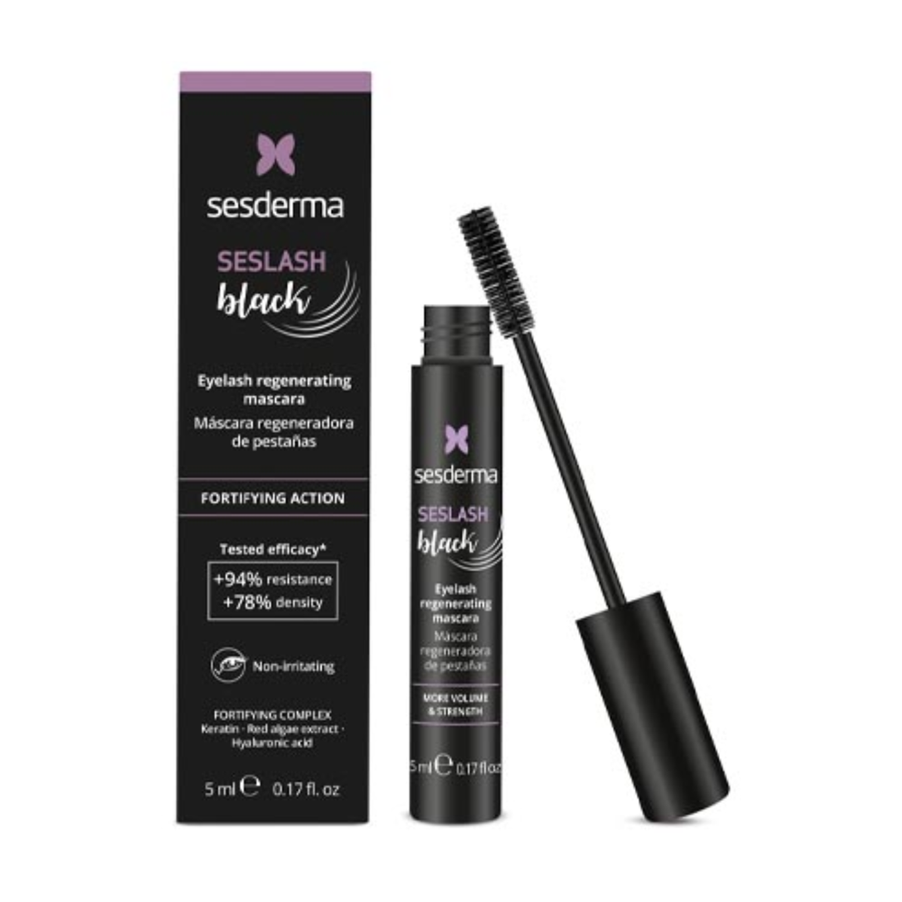 SESDERMA, seslash blakstienas atkuriantis tušas, 5 ml (juodas)