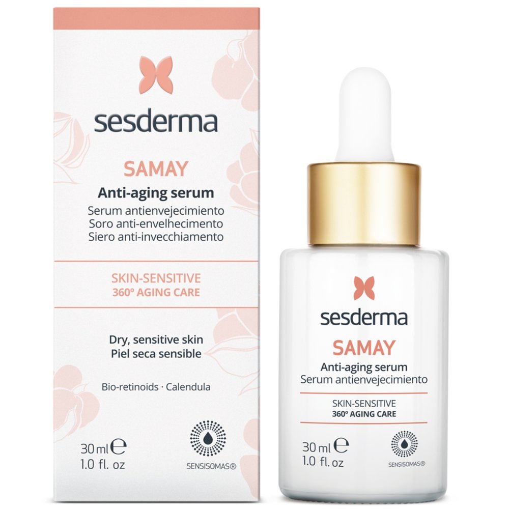 SESDERMA, samay serumas su augaliniu retinoliu jautriai odai, 30 ml
