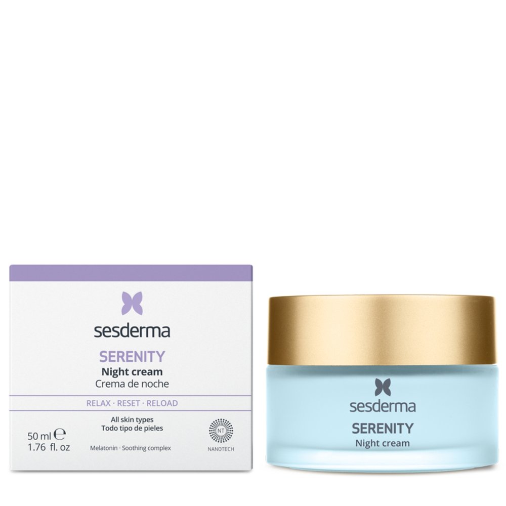 SESDERMA, serenity naktinis veido kremas su melatoninu, 50 ml