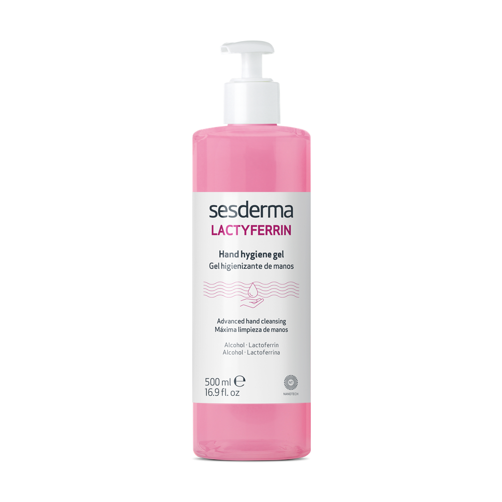 SESDERMA, lactyferrin dezinfekcinis rankų gelis, 500 ml
