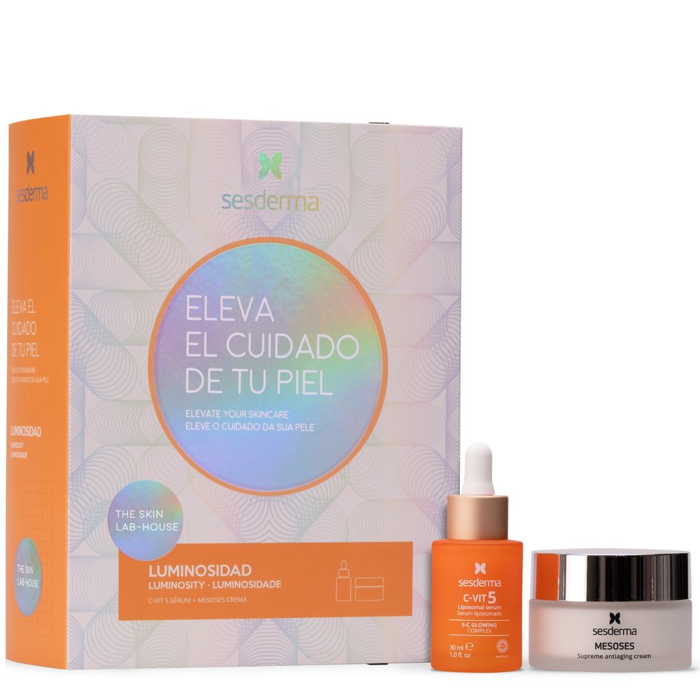 SESDERMA, priemonių rinkinys stangrumo ir skaistumo stokojančiai odai