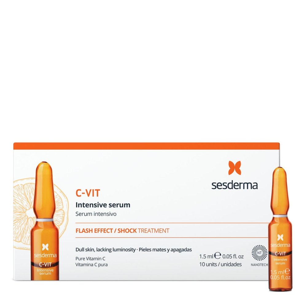 SESDERMA, c-vit intensyvaus serumo ampulės, 10x1,5 ml