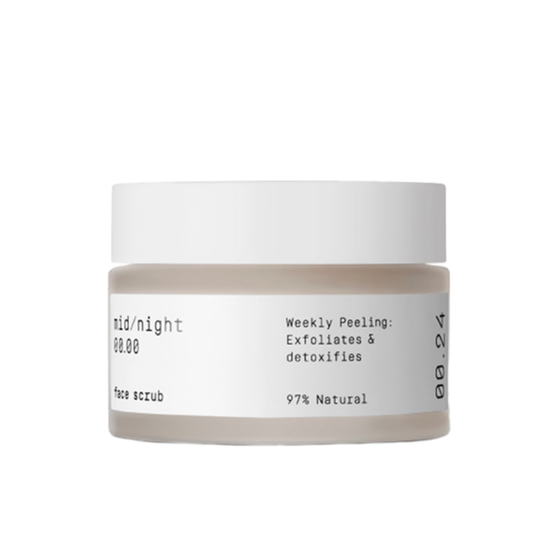 Midnight 00.00, 00.24 Face Scrub Veido šveitiklis, 50ml
