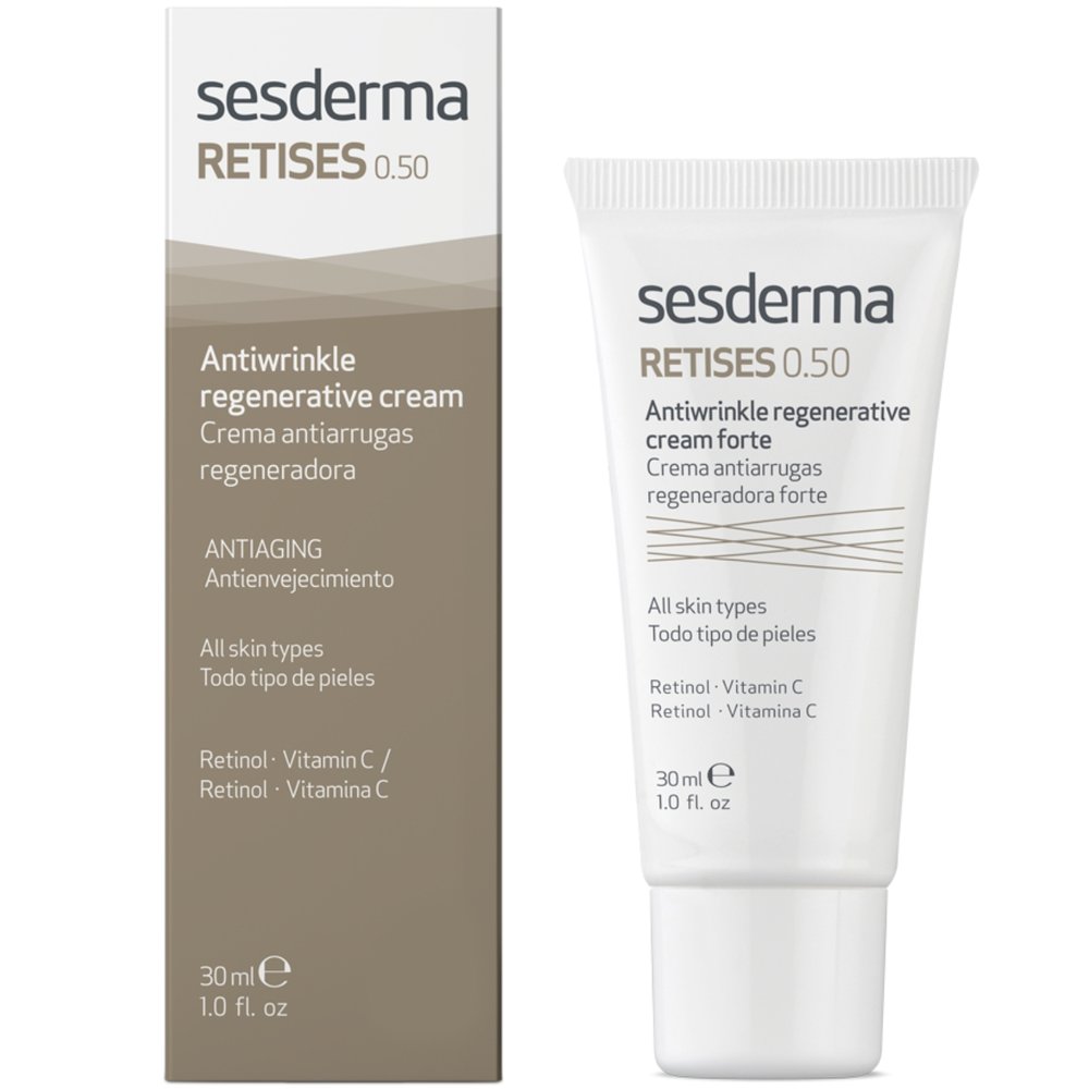 SESDERMA, retises 0,5% veido kremas su retinoliu ir vitaminu c, 30 ml