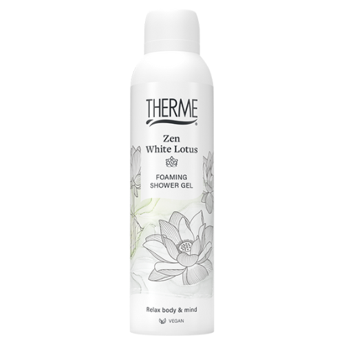 THERME, zen white lotus dušo putos, 200 ml