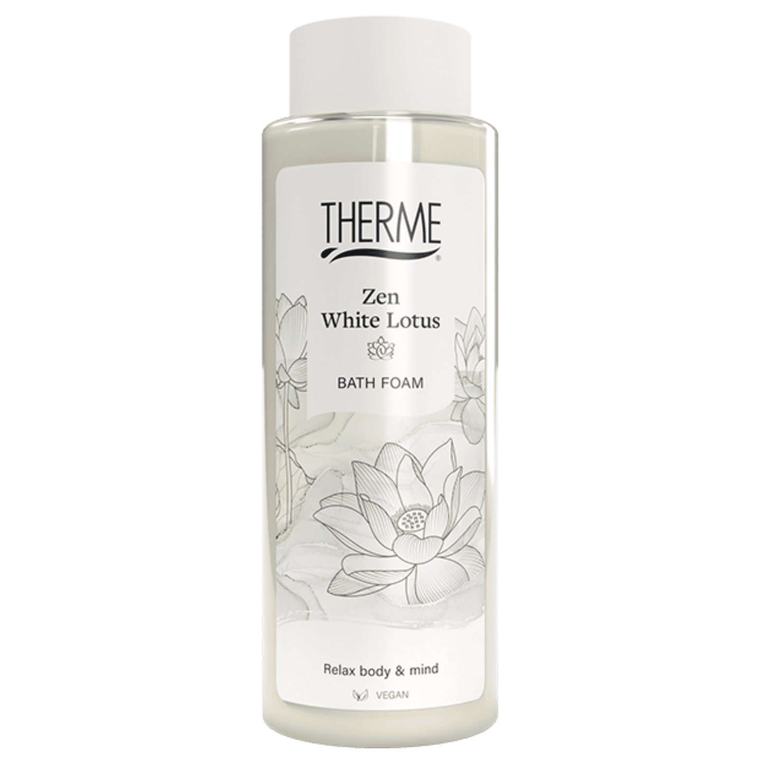 THERME, zen white lotus vonios putos, 500 ml