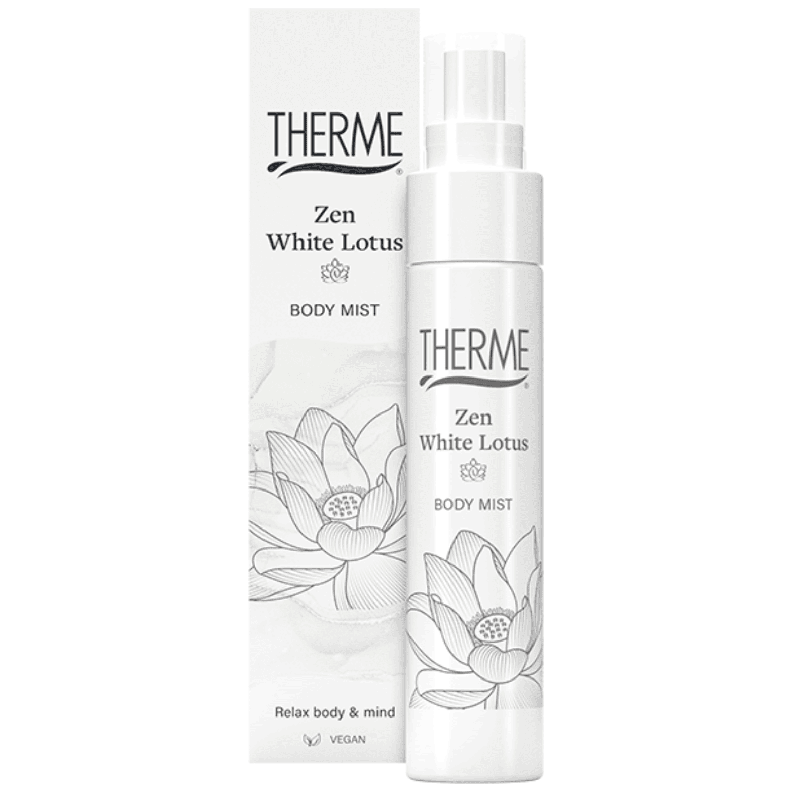 THERME, zen white lotus energizuojanti kūno dulksna, 60 ml