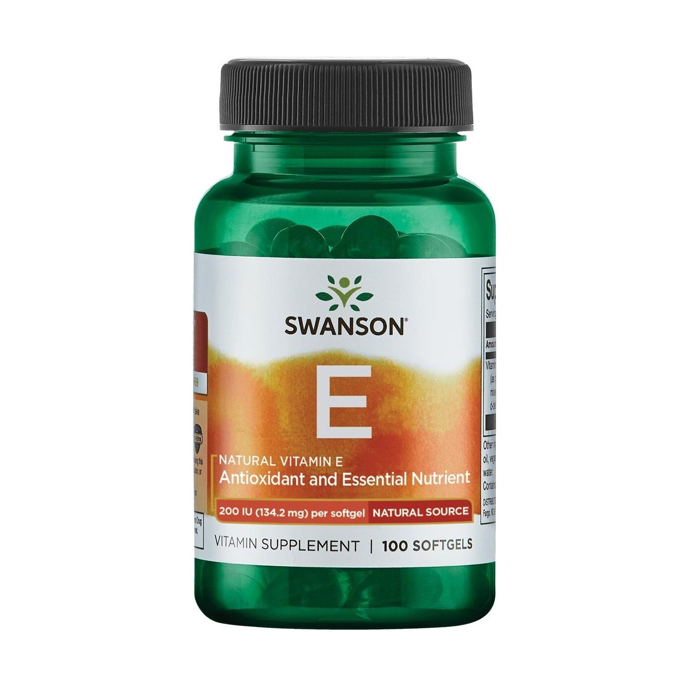 SWANSON, Vitaminas e natūralus , 200tv, 100 kaps.