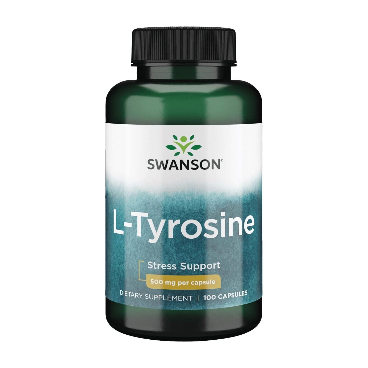 SWANSON, L-tirozinas, 500mg, 100 kaps.