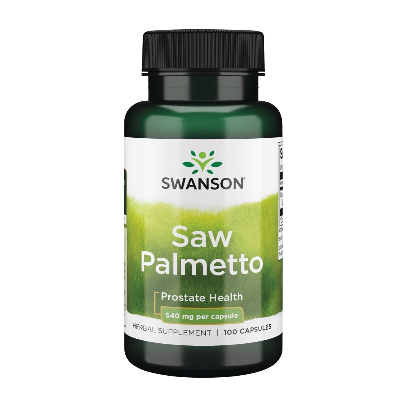 SWANSON, Saw palmetto , 540mg, 100 kaps.