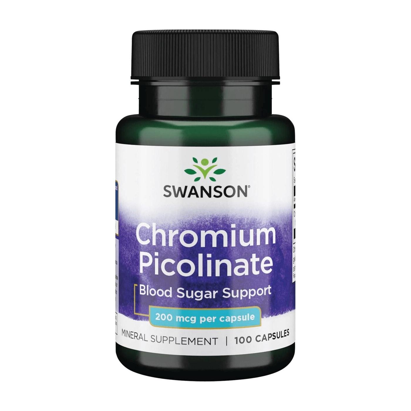SWANSON, Chromas, 200mcg, 100 kaps.