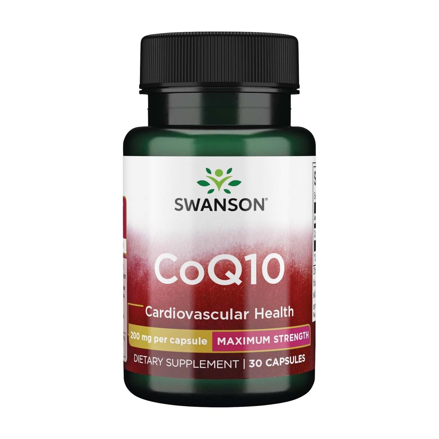 SWANSON, Kofermentas q10, 200 mg, 30 kaps.