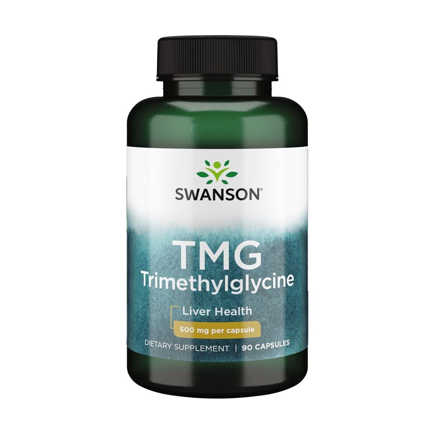 SWANSON, Betainas tmg (natūralus), 500 mg , 90 kaps.