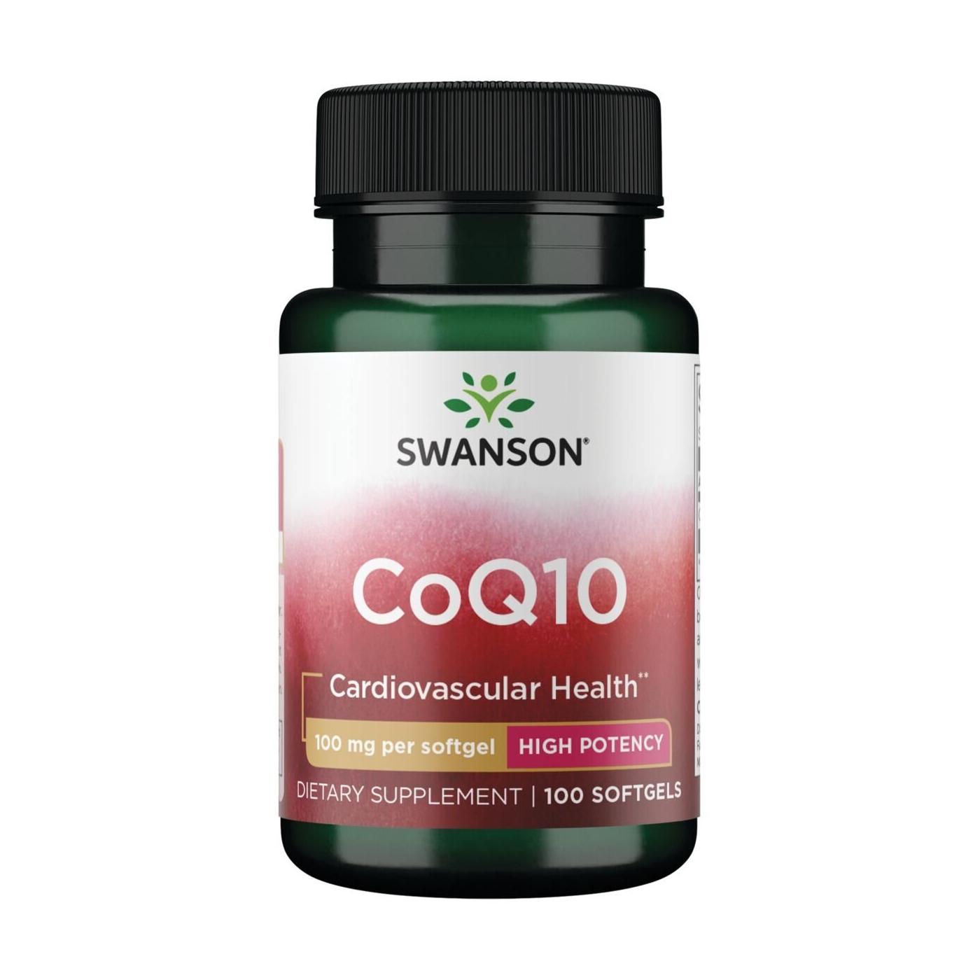 SWANSON, Kofermentas q10, 100 mg, 100 kaps.