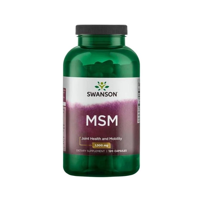 SWANSON, Msm, 1000mg, 120 kaps.