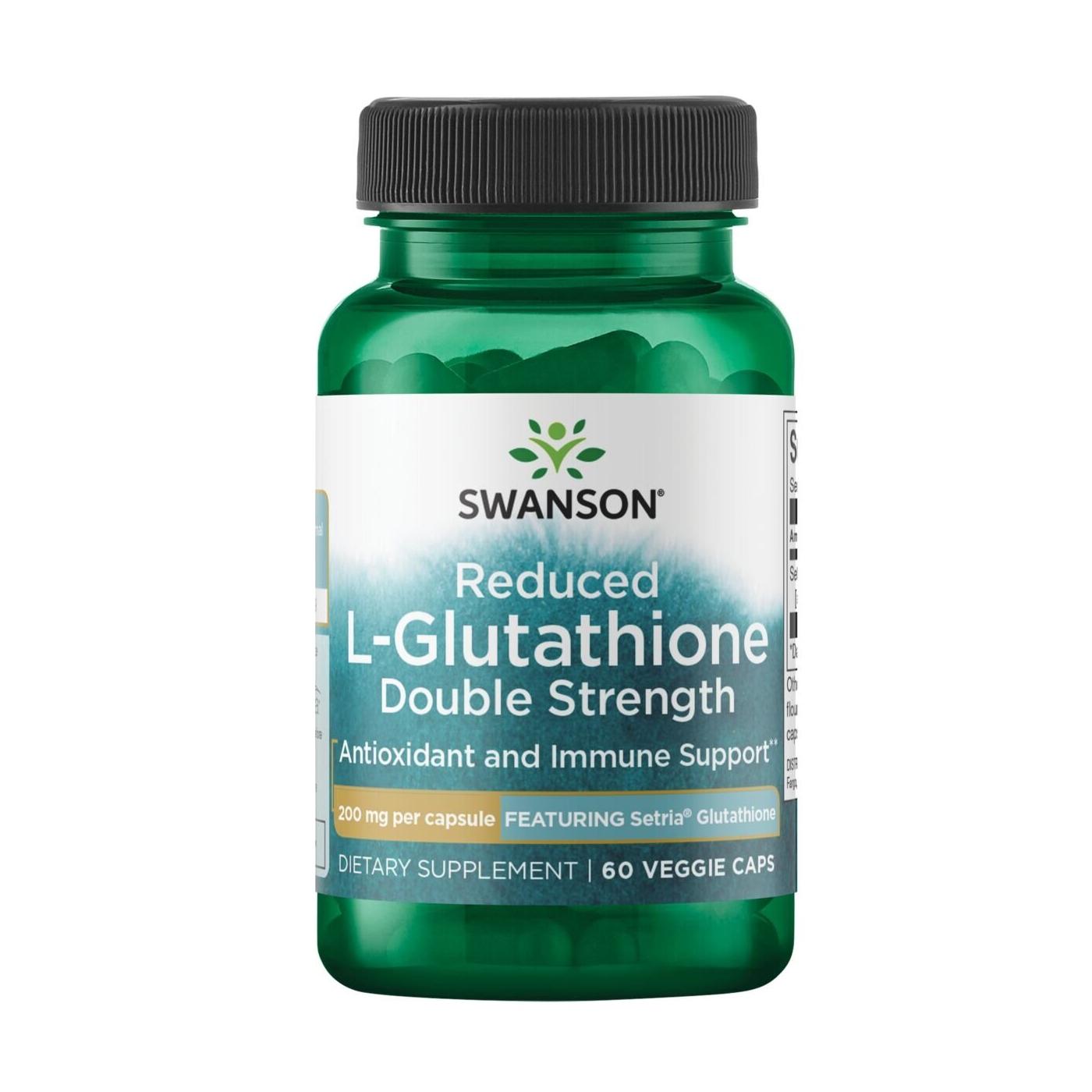 SWANSON, L-glutationas redukuotas, 60 kaps.