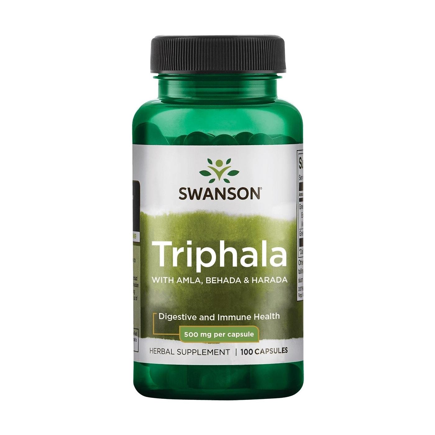 SWANSON, Triphala, 500 mg, 100 kaps.