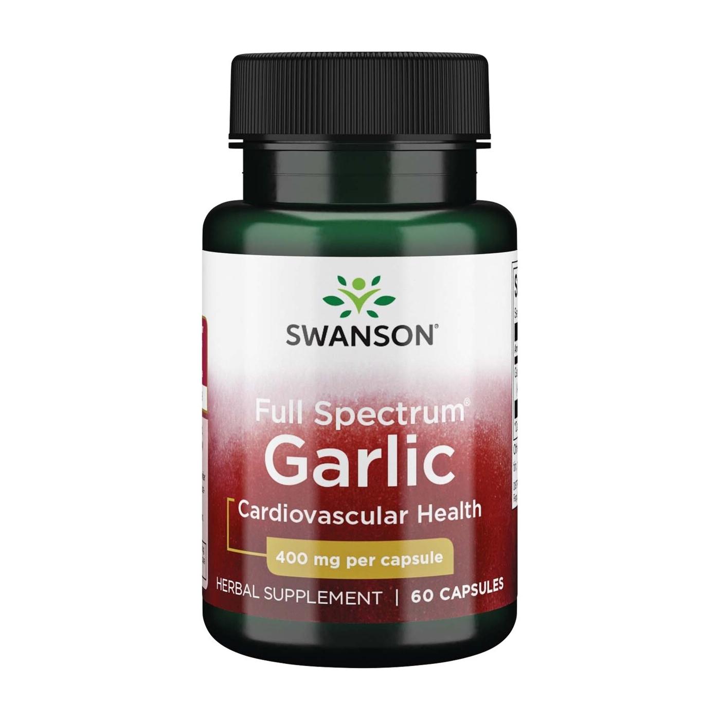 SWANSON, Česnakas, 400mg, 60 kaps.