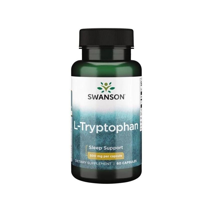 SWANSON, L-triptofanas, 500mg, 60 kaps.