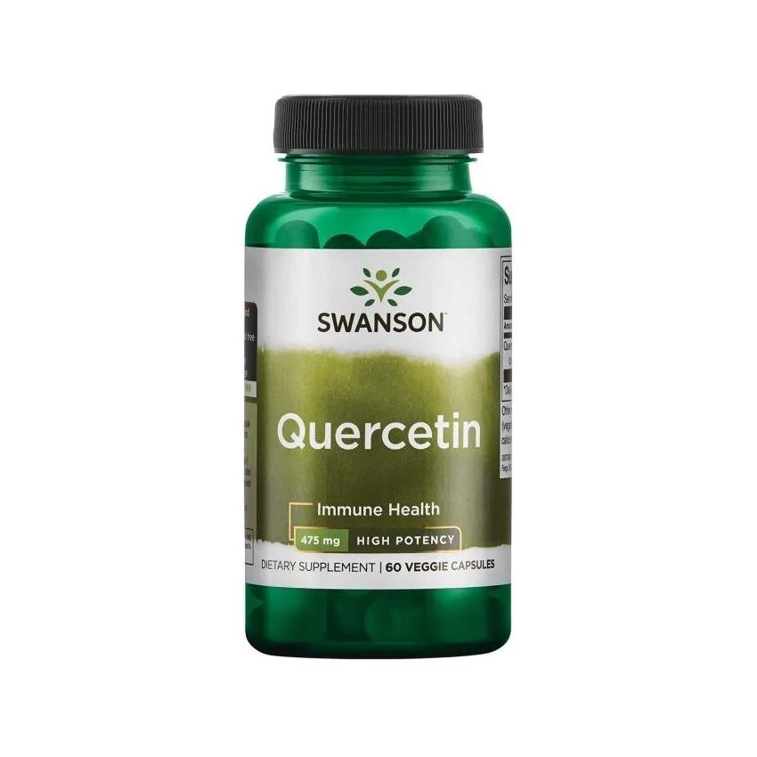 SWANSON, Kvercetinas (natūralus) , 475 mg , 60 kaps.