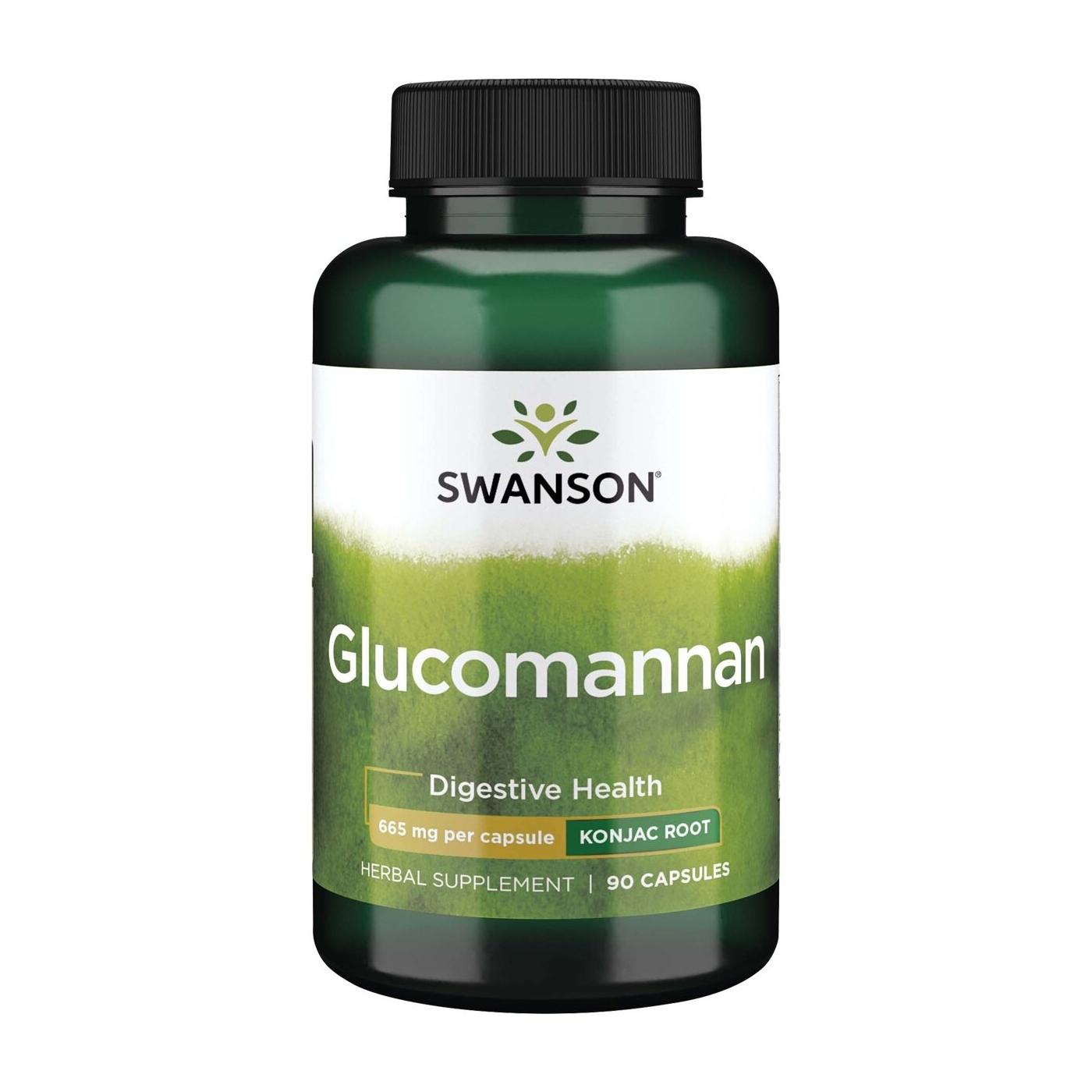 SWANSON, Gliukomananas, 700 mg, 90 kaps