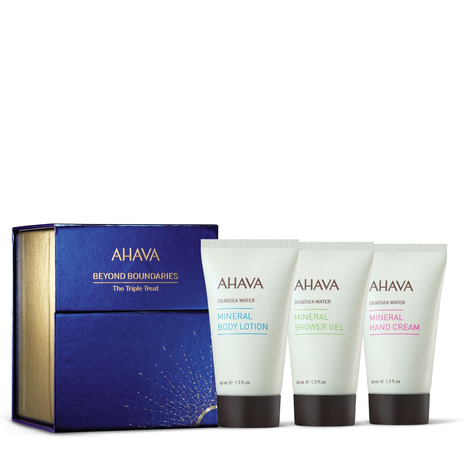 AHAVA, beyond boundaries the triple treat dovanų rinkinys