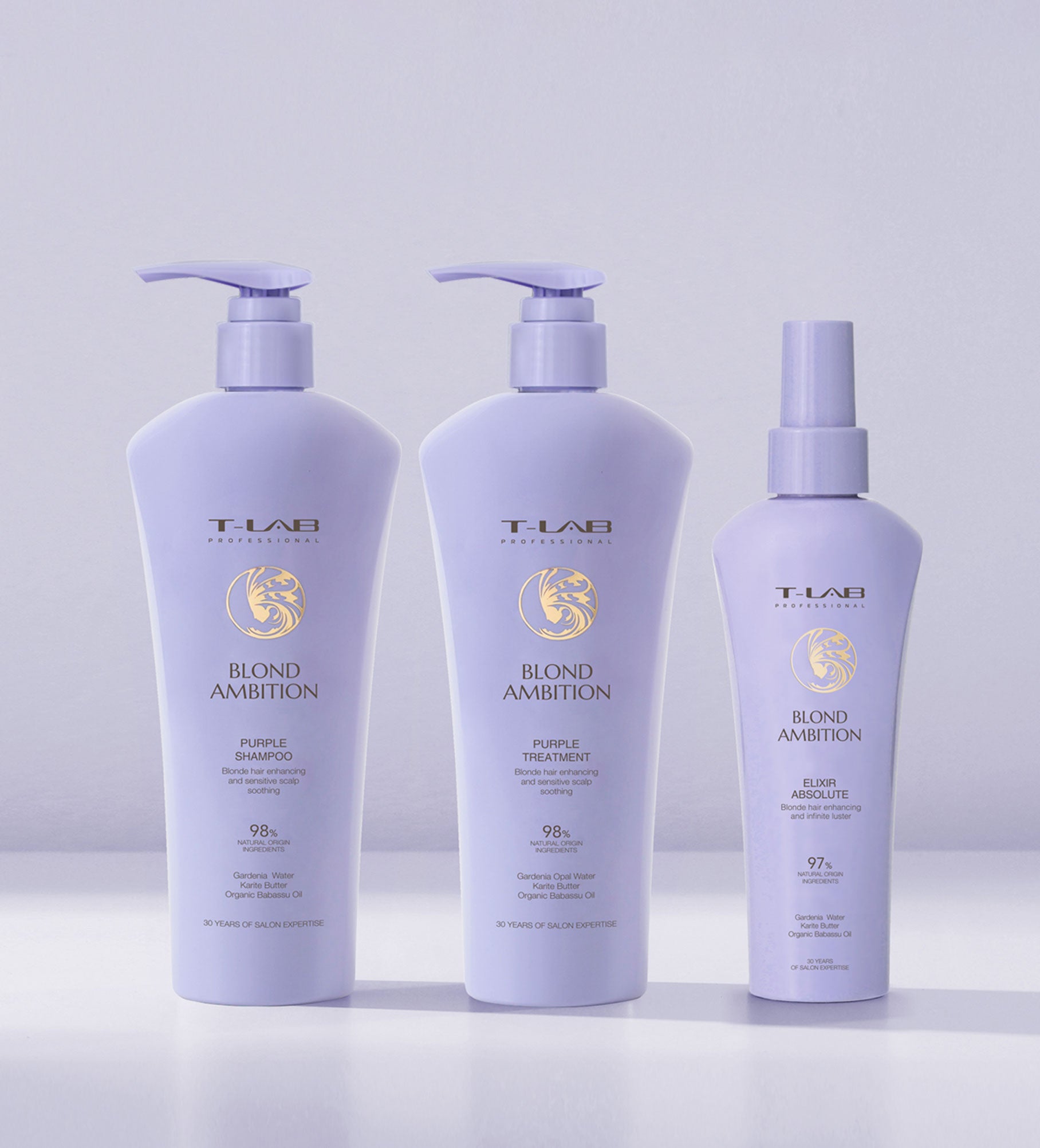 T-LAB Professional Blond Ambition Elixir Absolute Eliksyras šviesintiems plaukams 150ml