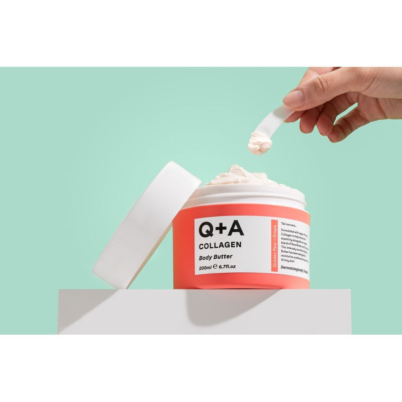 Q+A, Collagen Body Butter Kūno sviestas su kolagenu, 200ml