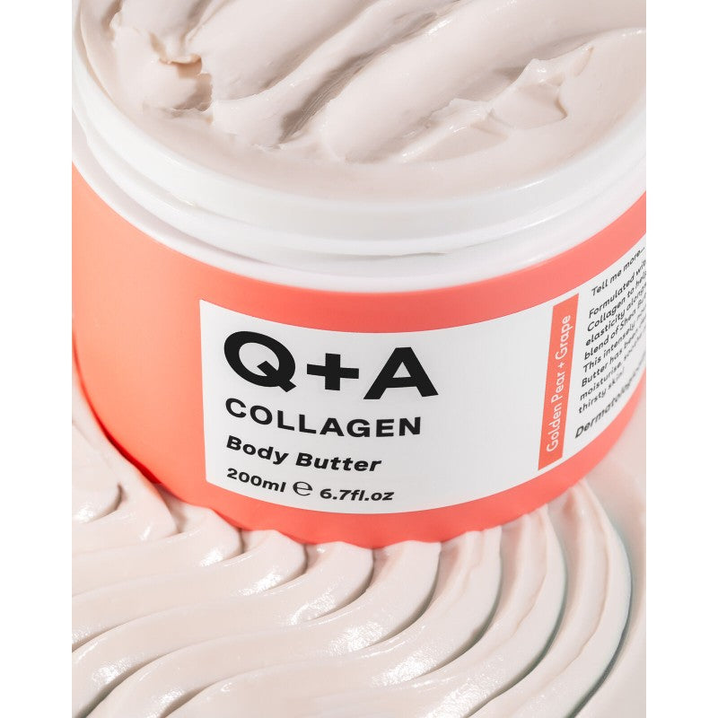 Q+A, Collagen Body Butter Kūno sviestas su kolagenu, 200ml