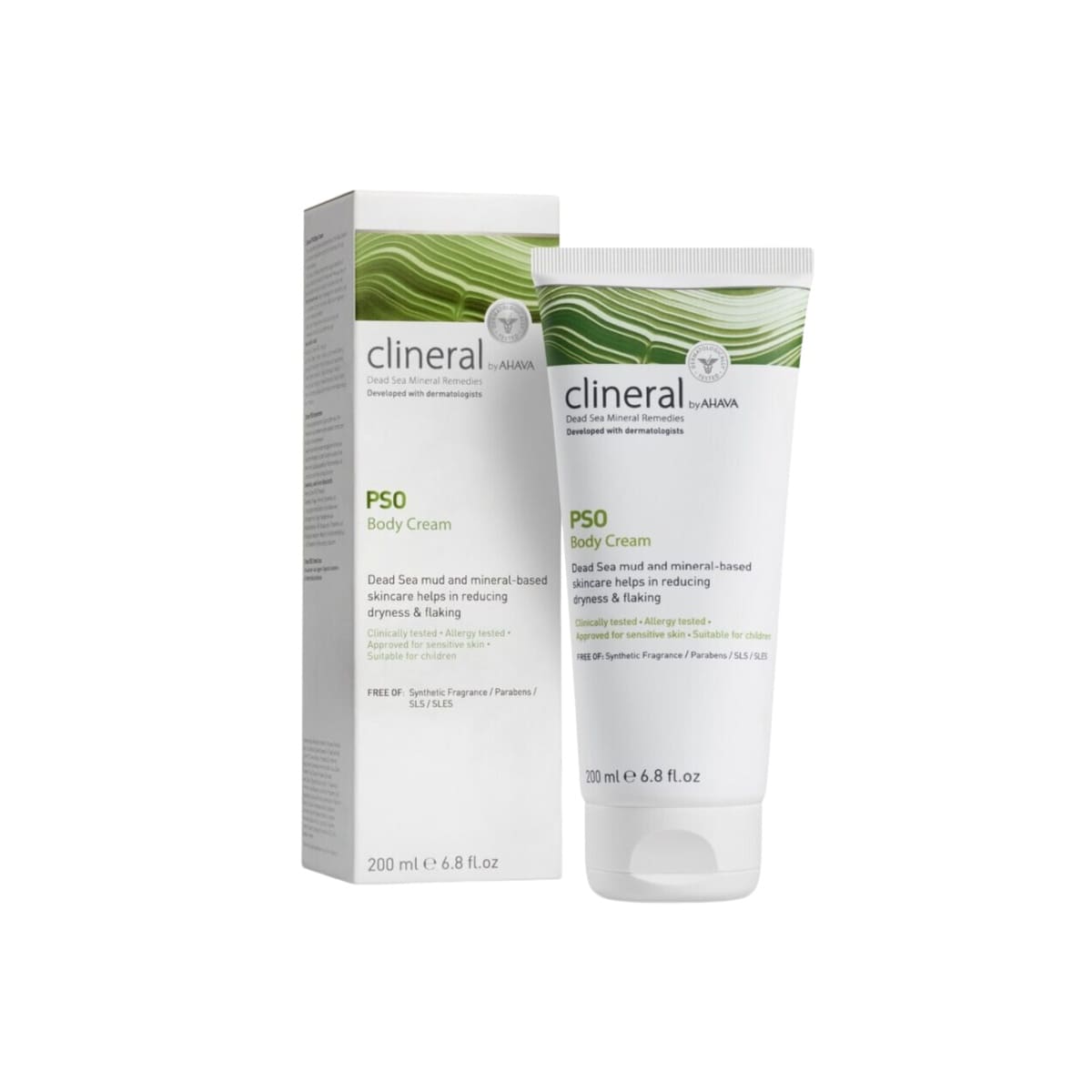 AHAVA CLINERAL PSO kūno kremas 200 ml