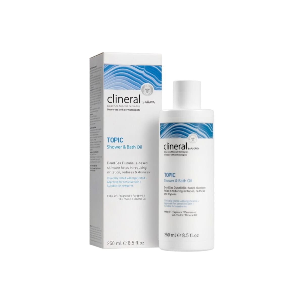 AHAVA CLINERAL TOPIC dušo ir vonios aliejus, 250 ml