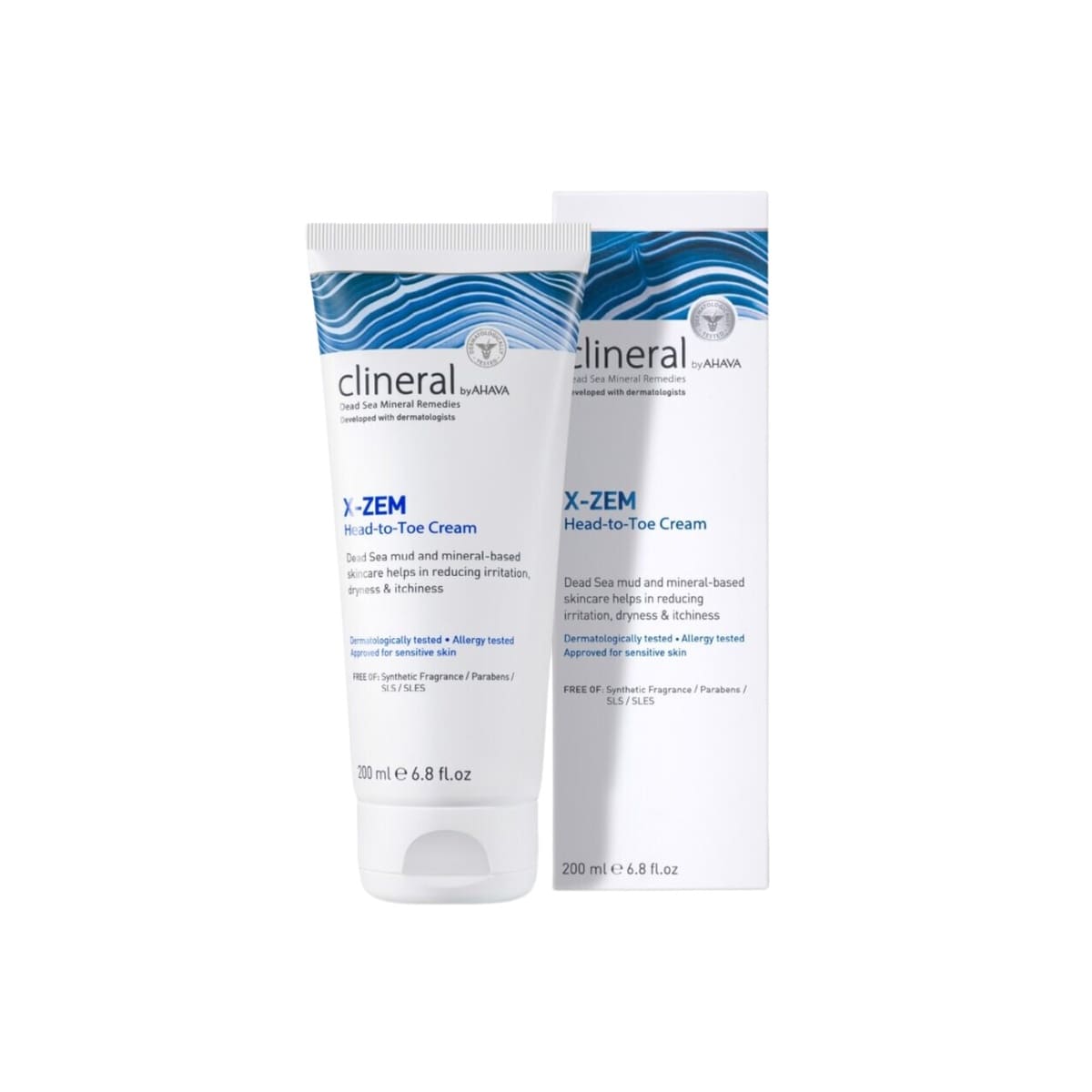 AHAVA CLINERAL X-ZEM viso kūno kremas, 200 ml