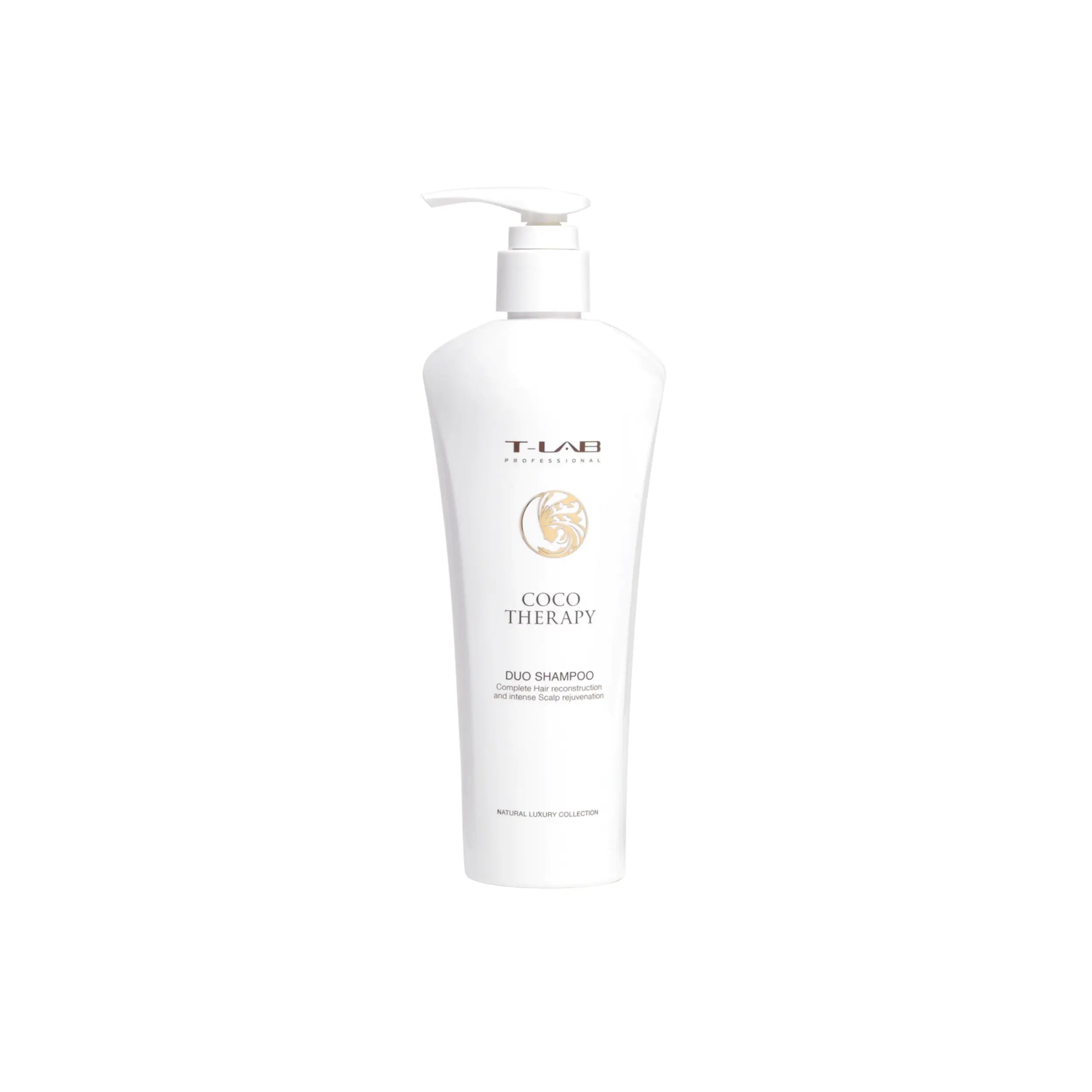 T-LAB Professional Coco Therapy Duo Shampoo Sausų ir pažeistų plaukų šampūnas