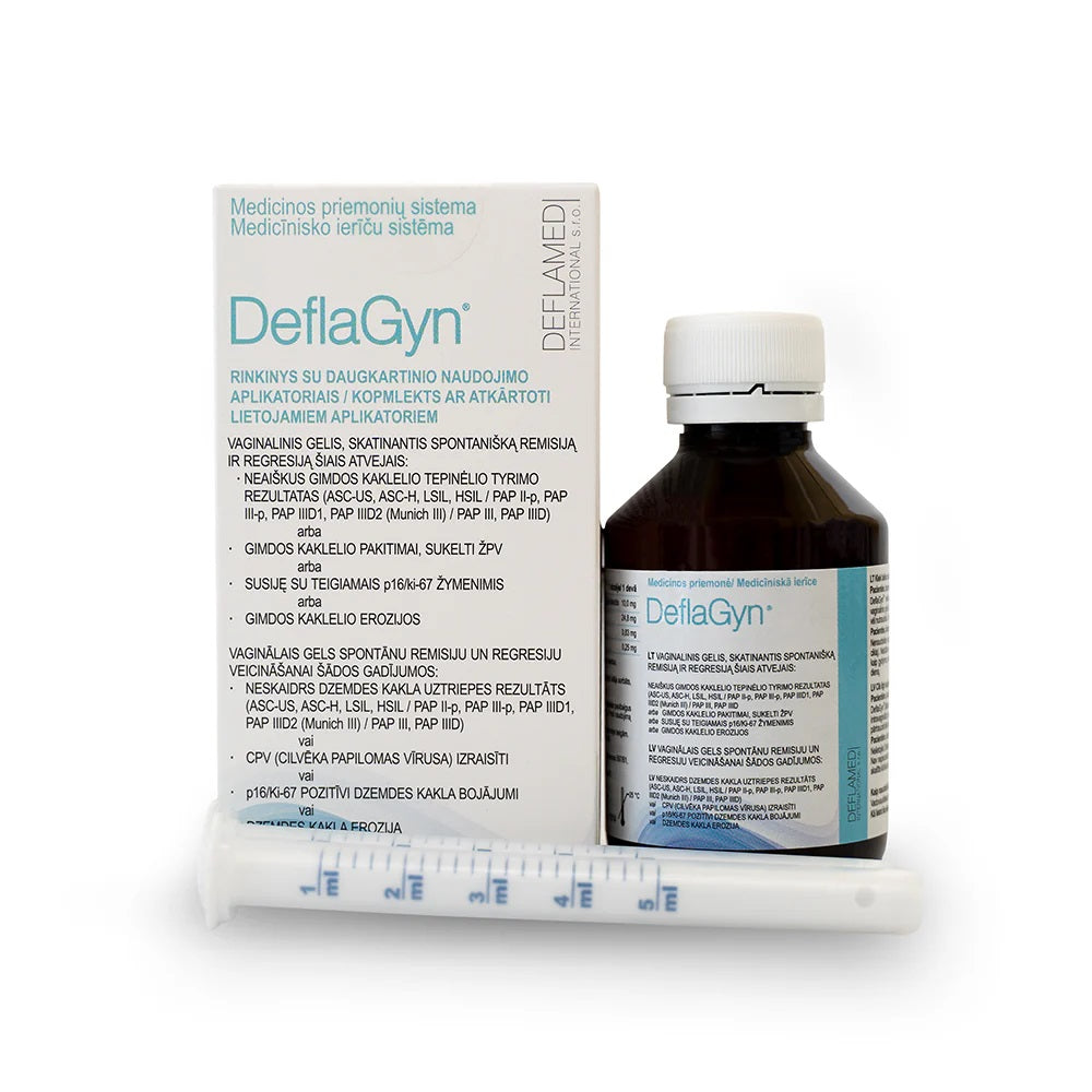 DeflaGyn vaginalinis gelis, 3 vnt, po 150 ml