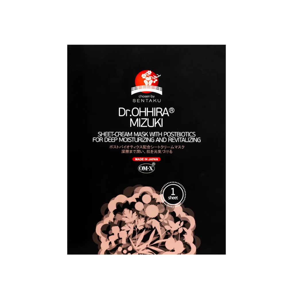 DR.OHHIRA® MIZUKI lakštinė-kreminė veido kaukė