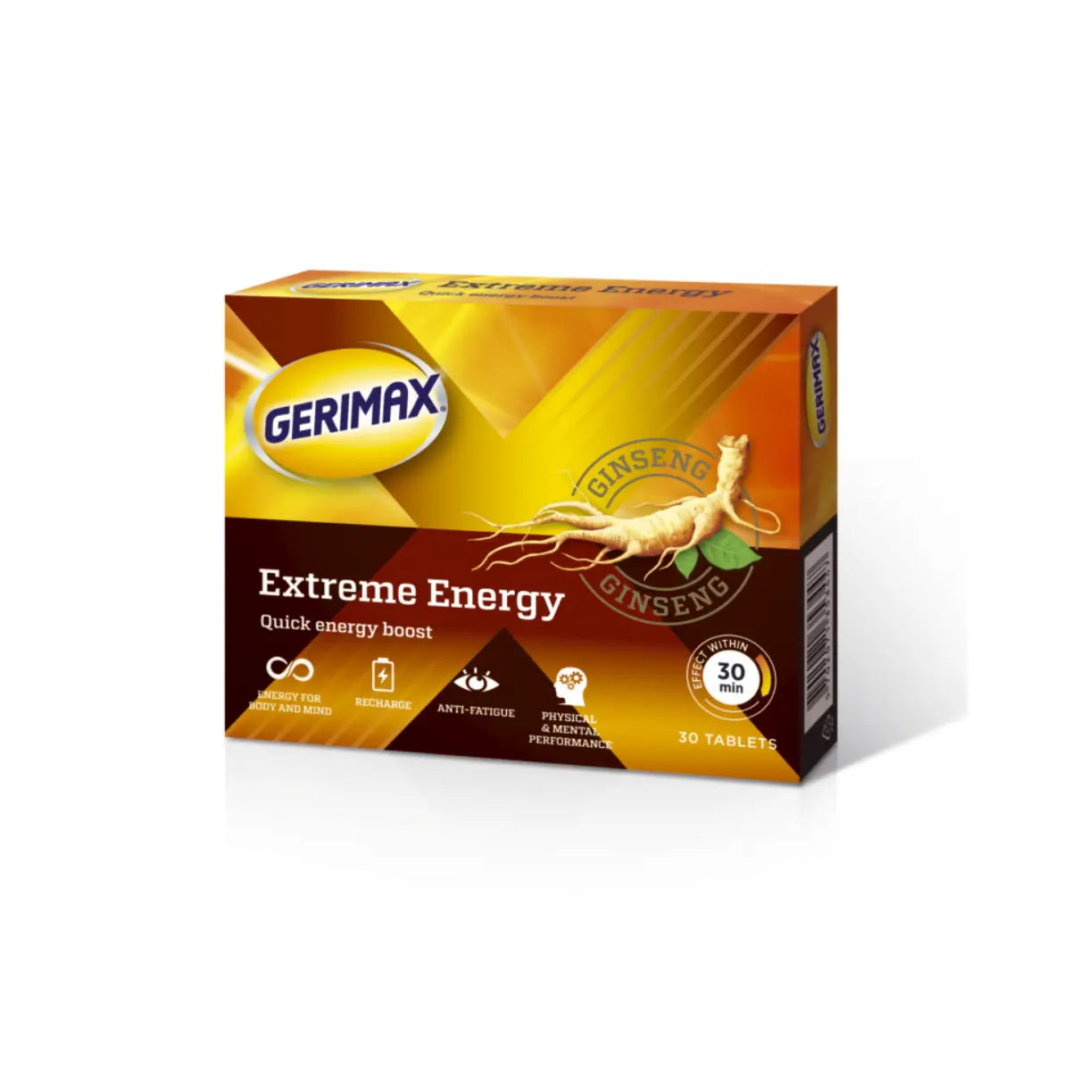 GERIMAX EXTREME ENERGY, 30 tablečių