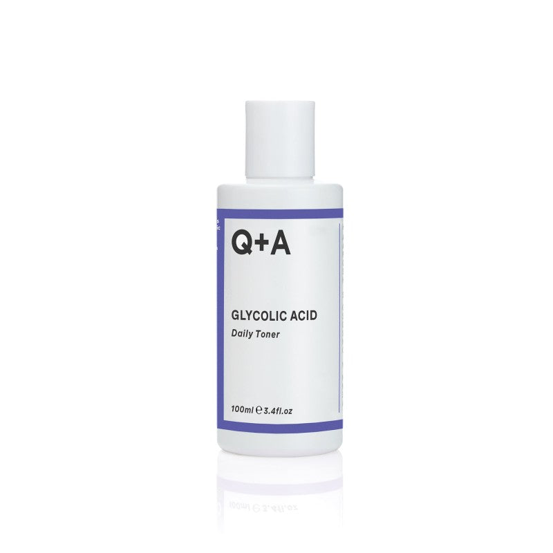 Q+A, Glycolic Acid Daily Toner Veido tonikas su glikolio rūgštimi, 100ml